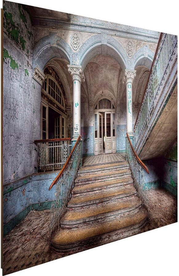 Reinders! Artprint op hout Decoratief paneel 60x90 Abandoned Entrance - Foto 5