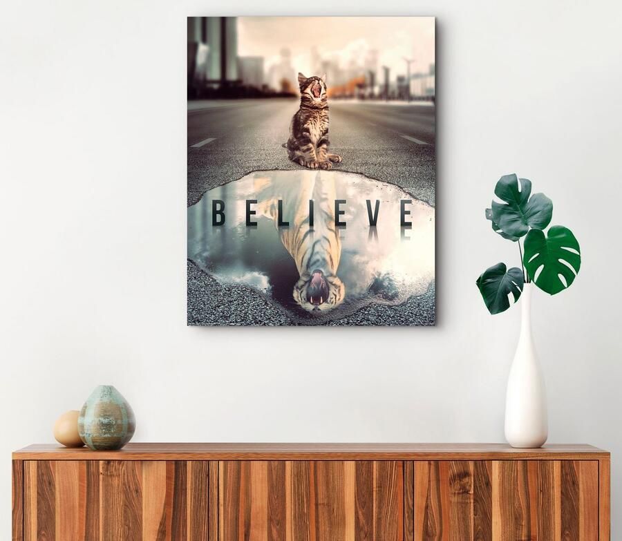 Reinders! Artprint op hout Set Your Mind - Foto 2