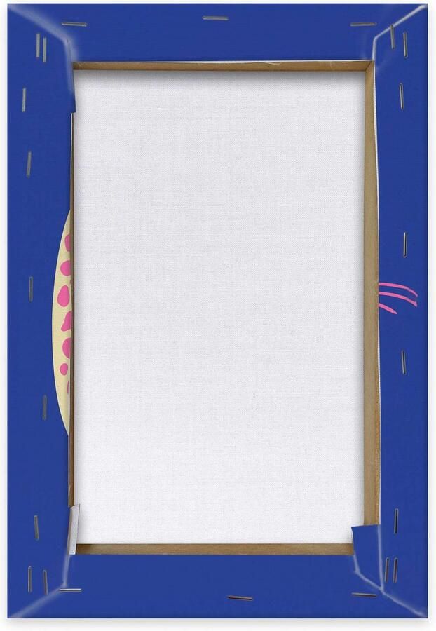 Reinders! Artprint op linnen Blue Pink Cat - Foto 3