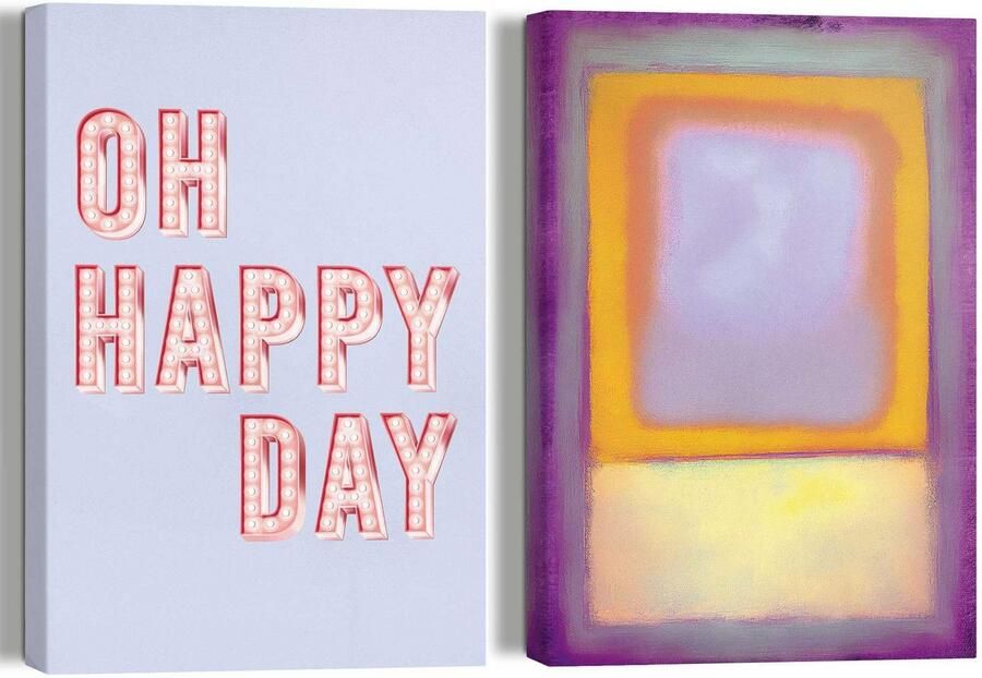 Reinders! Artprint op linnen Happy Day - Foto 3