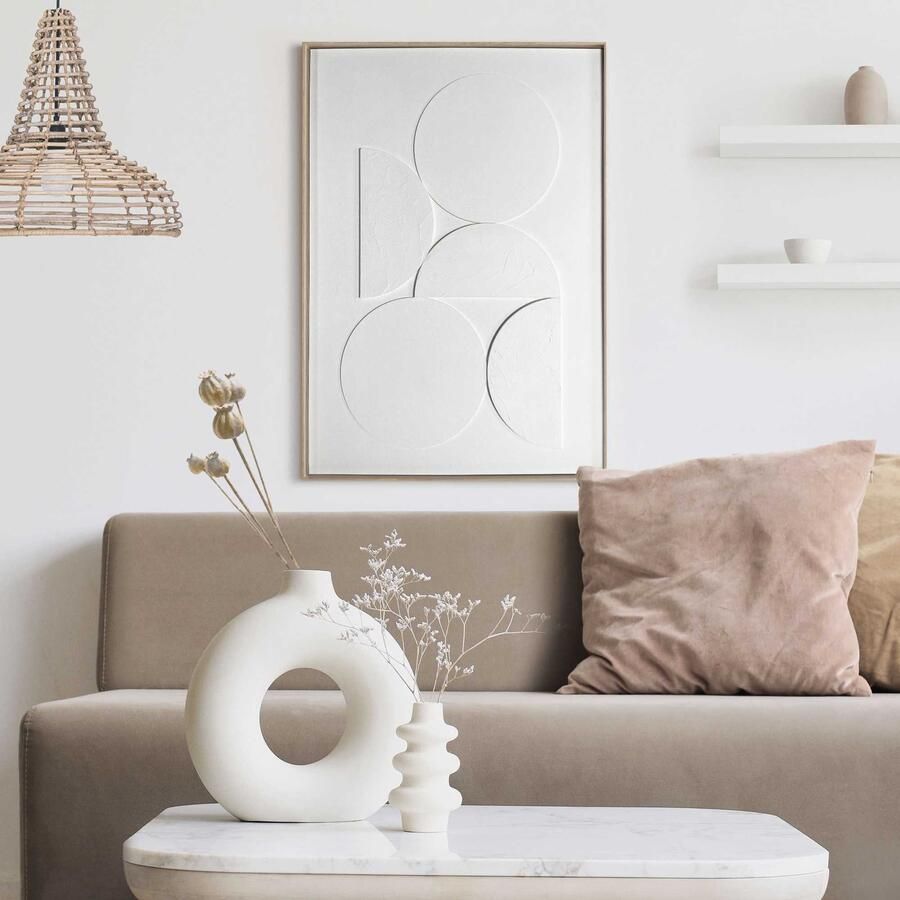 Reinders Planets White Relief Art Schilderij 70x50cm Hout - Foto 5