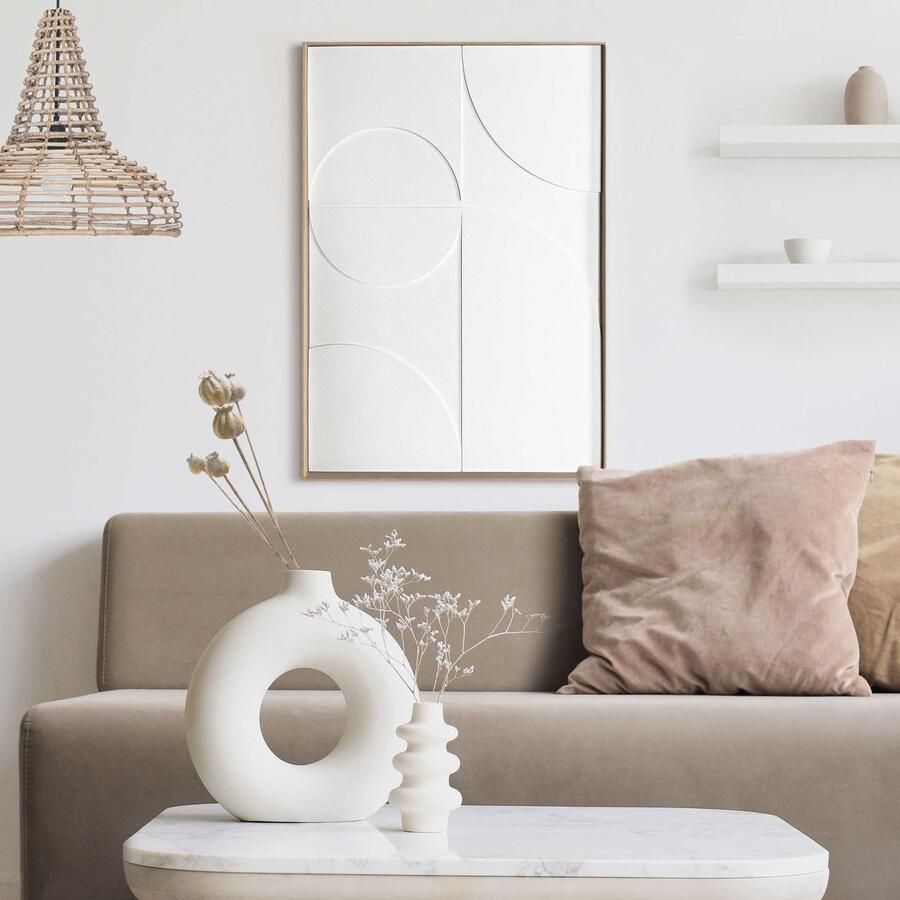 Reinders Playing White Relief Art Schilderij 70x50cm Hout - Foto 5