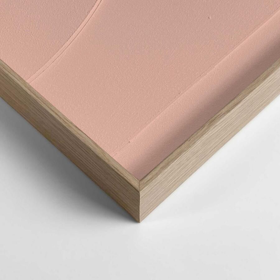 Reinders Puzzeled Terra Pink Relief Art Schilderij 70x50cm Hout - Foto 2