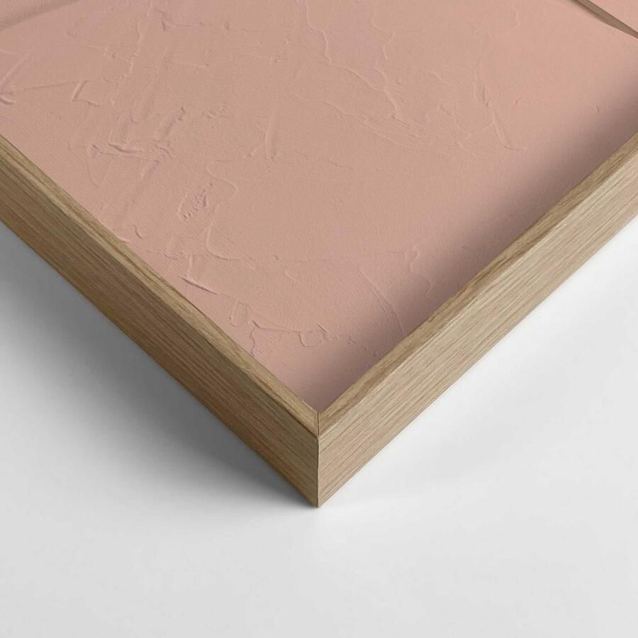 Reinders Saturn Terra Pink Relief Art Schilderij 70x50cm Hout - Foto 2