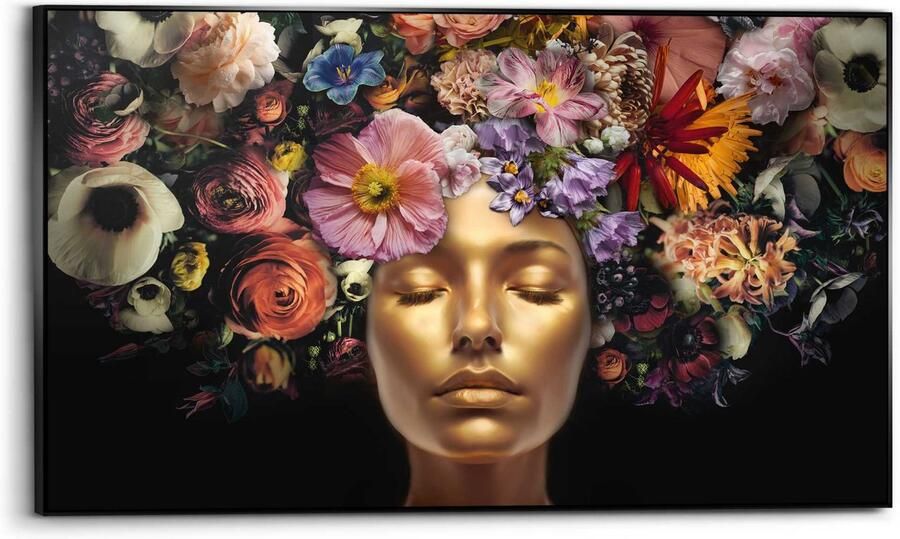 Reinders Serene Golden Baklijst Schilderij 118x70cm Zwart - Foto 2