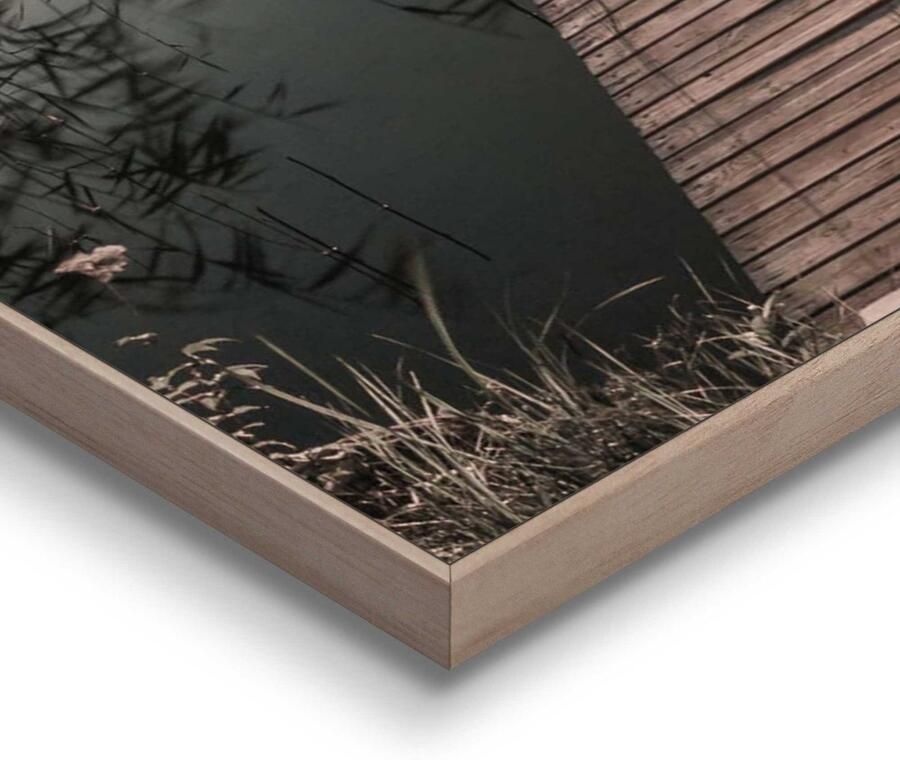 Reinders! Artprint Slim Frame Wood 50x70 Scandic Jetty - Foto 4