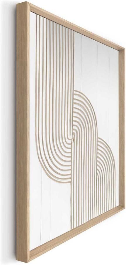 Reinders Knot Beige Craft Art Schilderij 50x70cm Hout - Foto 4