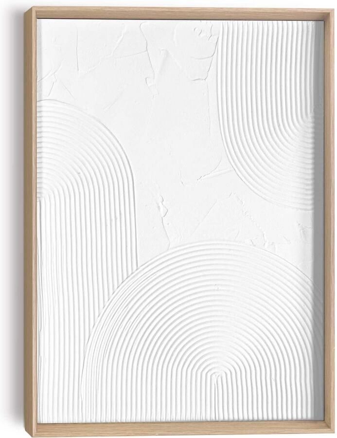 Reinders Thin Comb White Craft Art Schilderij 40x30cm Hout