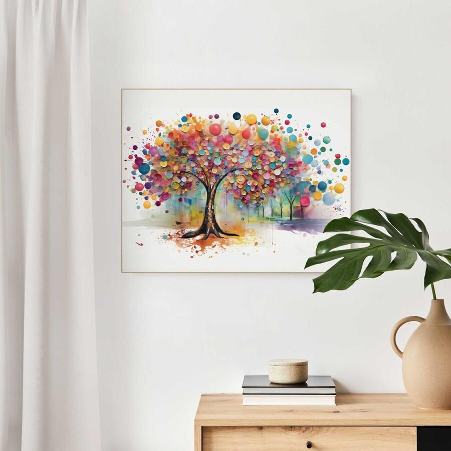 Reinders! Artprint Tree of Colours - Foto 4