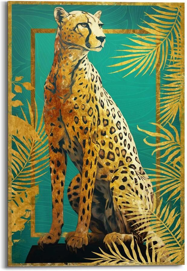 Reinders! Decoratief paneel Cheetah Pose
