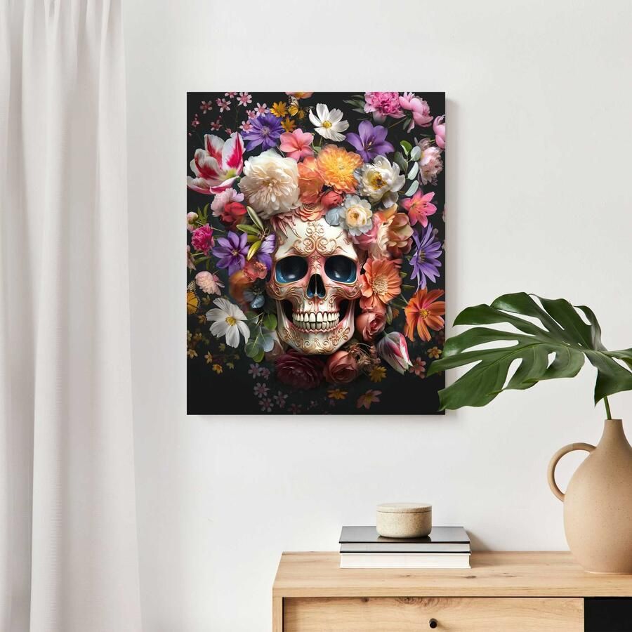 Reinders! Decoratief paneel Floral Skull - Foto 4