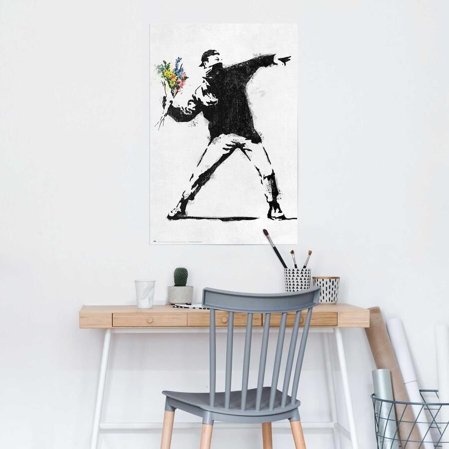 Reinders! Poster Brandalised the flower thrower - Foto 2