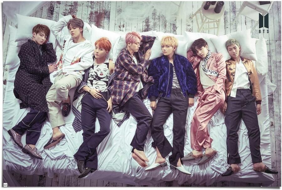 Reinders! Poster BTS bed band Bangtan boys - Foto 2