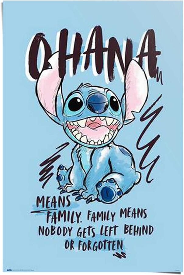 Reinders! Poster Disney Stitch Ohana