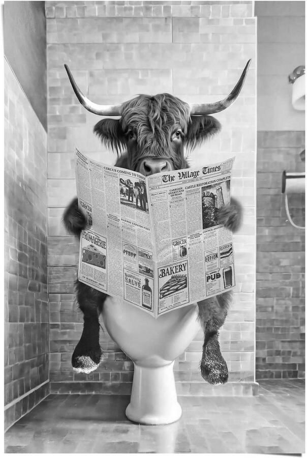 Reinders! Poster Highlander toilet