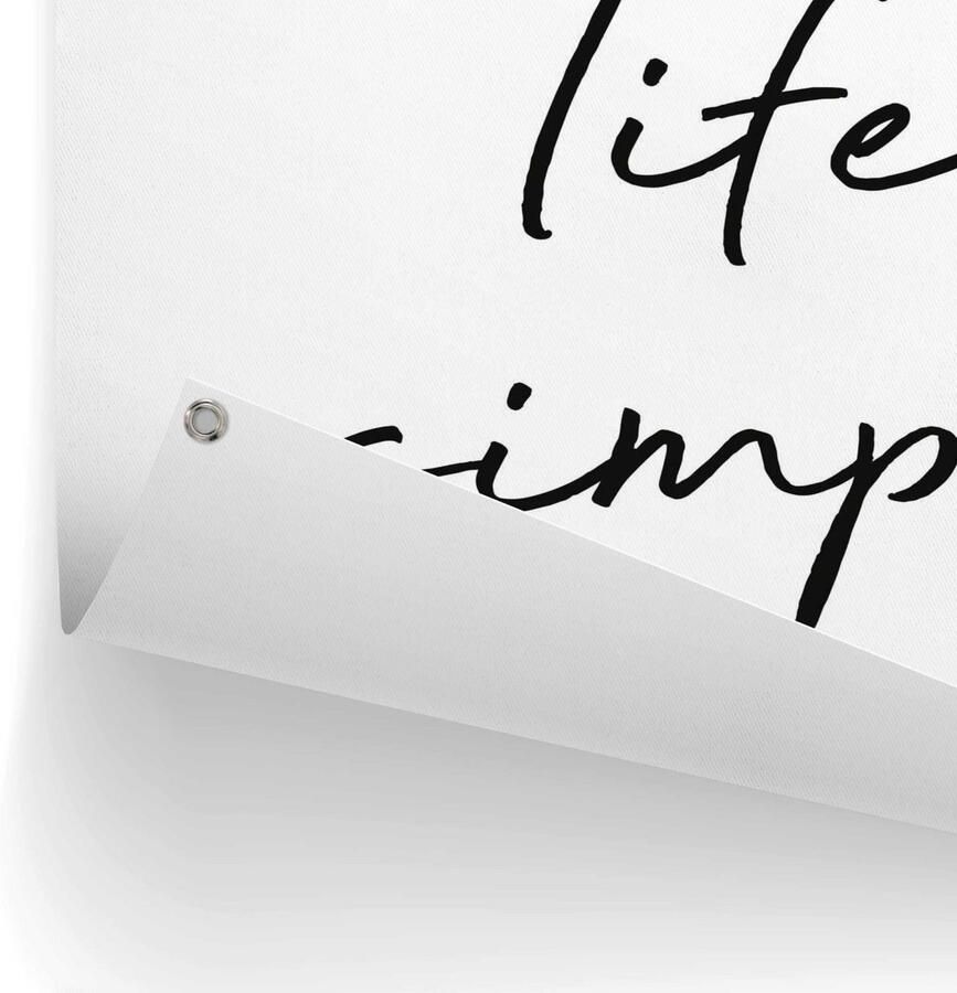 Reinders! Poster Keep life simple Outdoor voor tuin of balkon - Foto 2