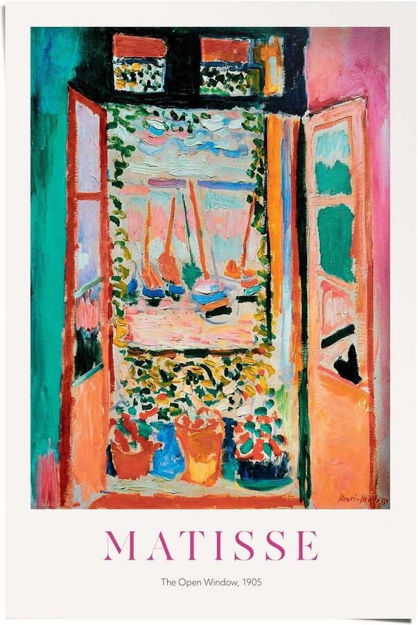 Reinders! Poster Matisse window