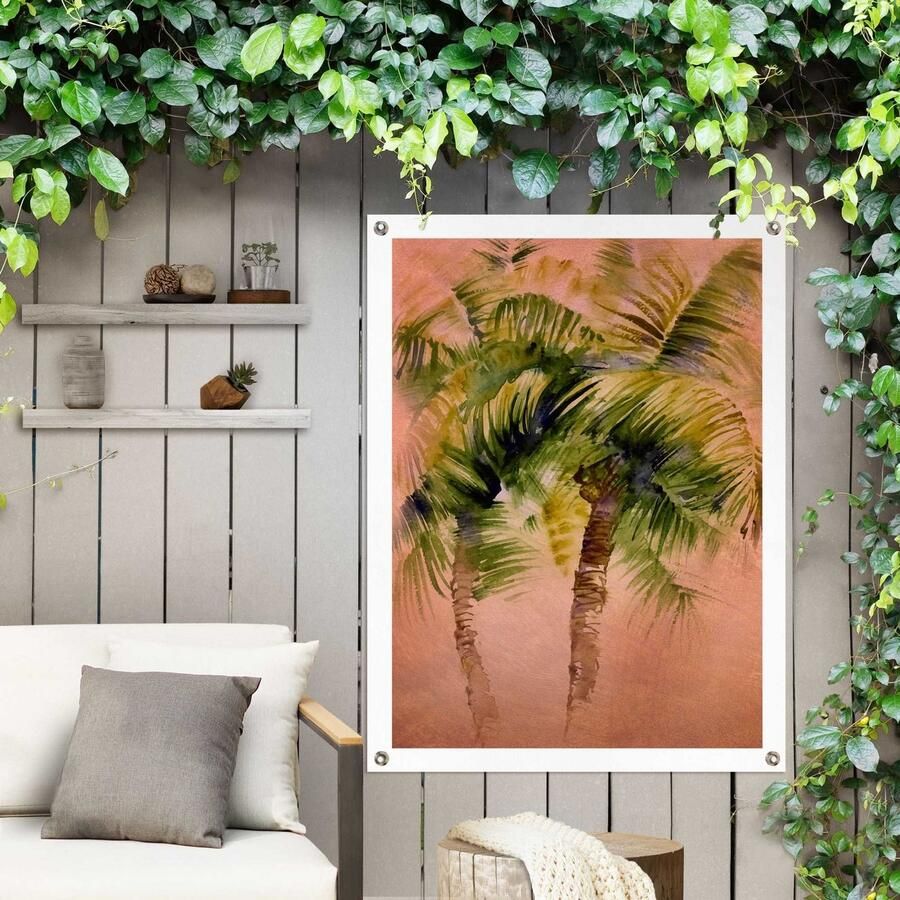 Reinders! Poster Painted Palm Trees Outdoor voor tuin of balkon - Foto 2