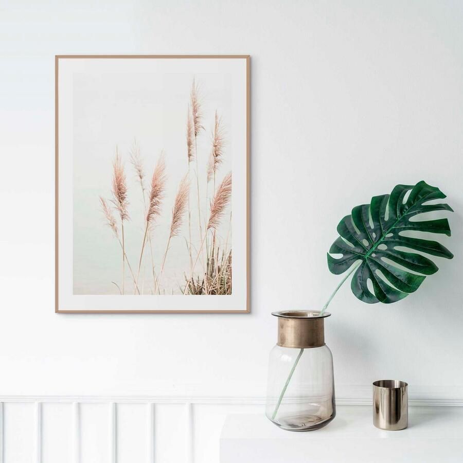 Leen Bakker Poster met lijst Pampas Helmgras 40x30 cm - Foto 2