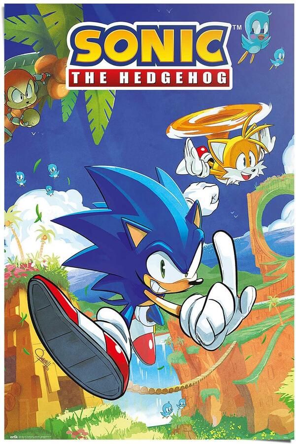 Reinders! Poster Sonic the Hedgehog sonic & tails