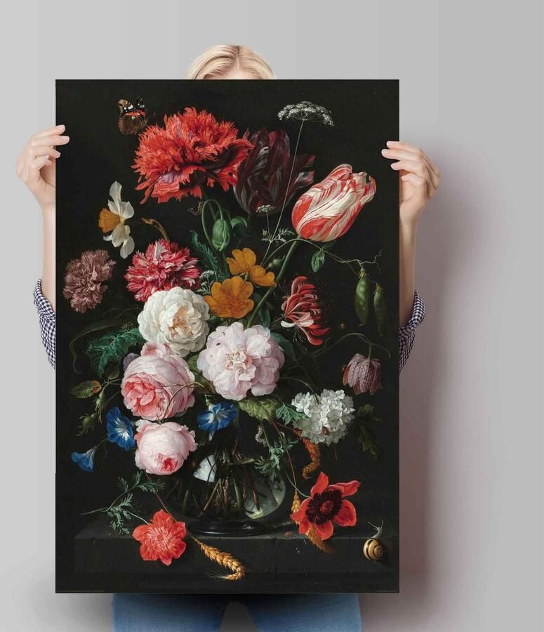 Reinders! Poster stilleven met bloemenvaas Jan Davidsz de Heem - Foto 2