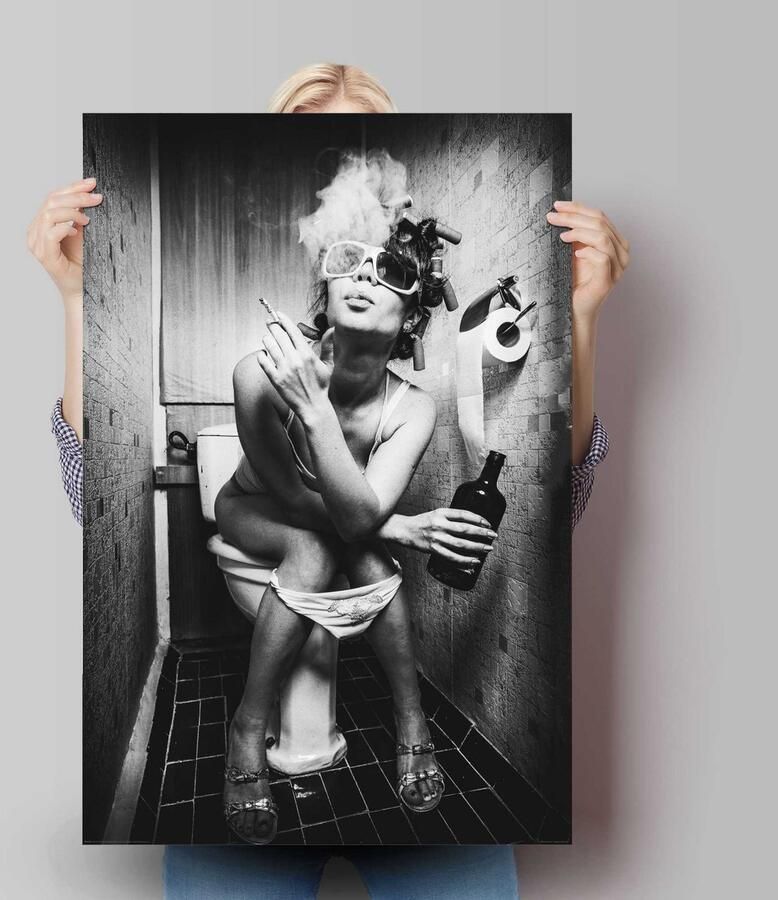 Reinders! Poster Toiletten business poster voor toiletdeur - Foto 2