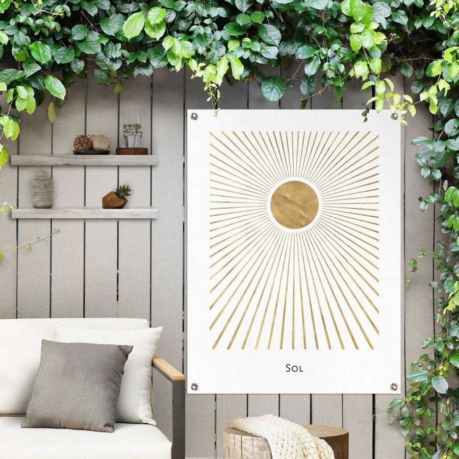 Reinders! Poster Zonnegeel Outdoor voor tuin of balkon - Foto 2