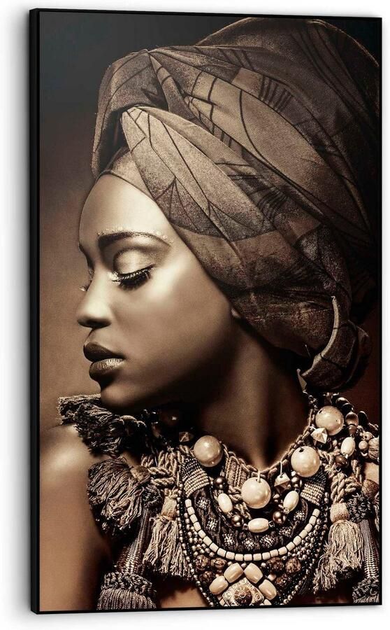 Reinders Schilderij Vrouw brons 118x70 cm Leen Bakker - Foto 3