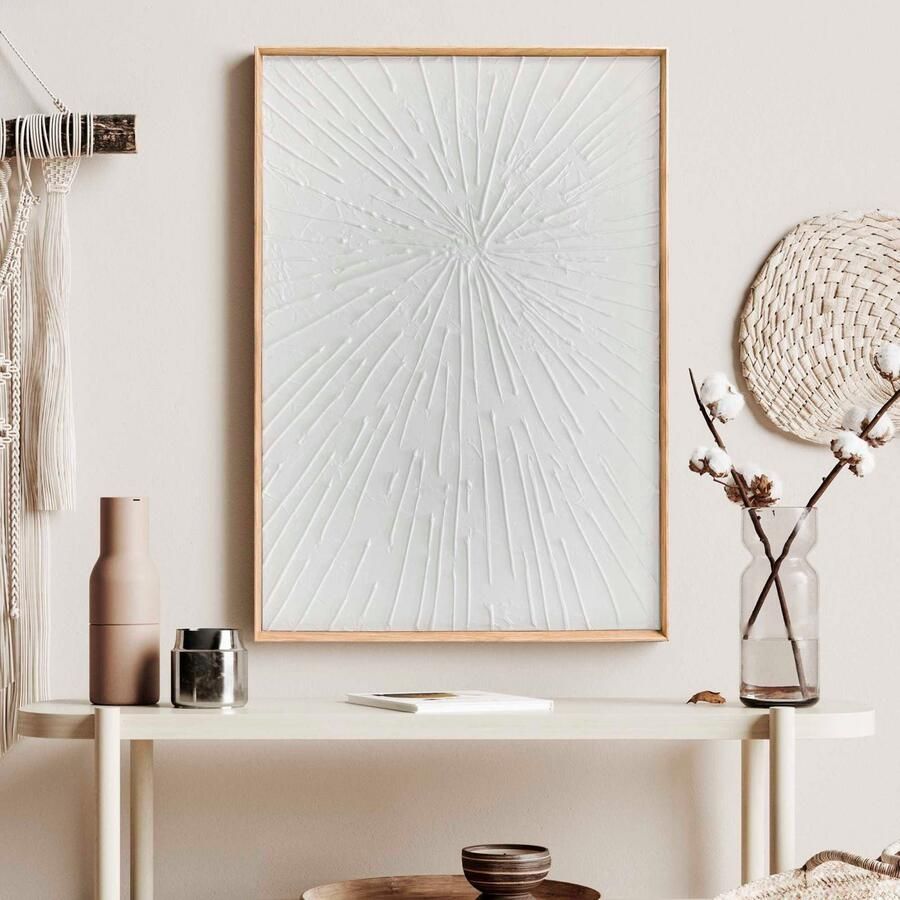 Reinders Beams White Craft Art Schilderij 40x30cm Hout - Foto 2