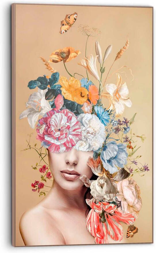 Reinders Vibrant Floral Lady Baklijst Schilderij 118x70cm Hout - Foto 4