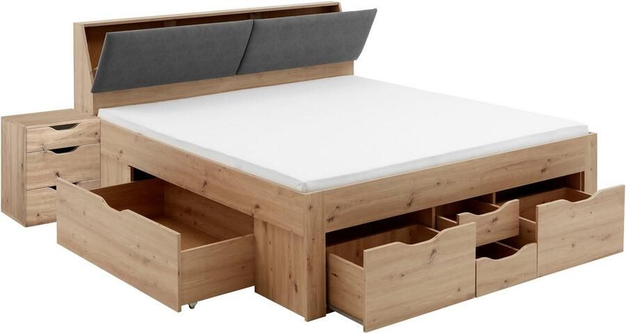 Relita Ledikant met bergruimte Maxi met laden en bergruimte in het hoofdbord - Foto 4