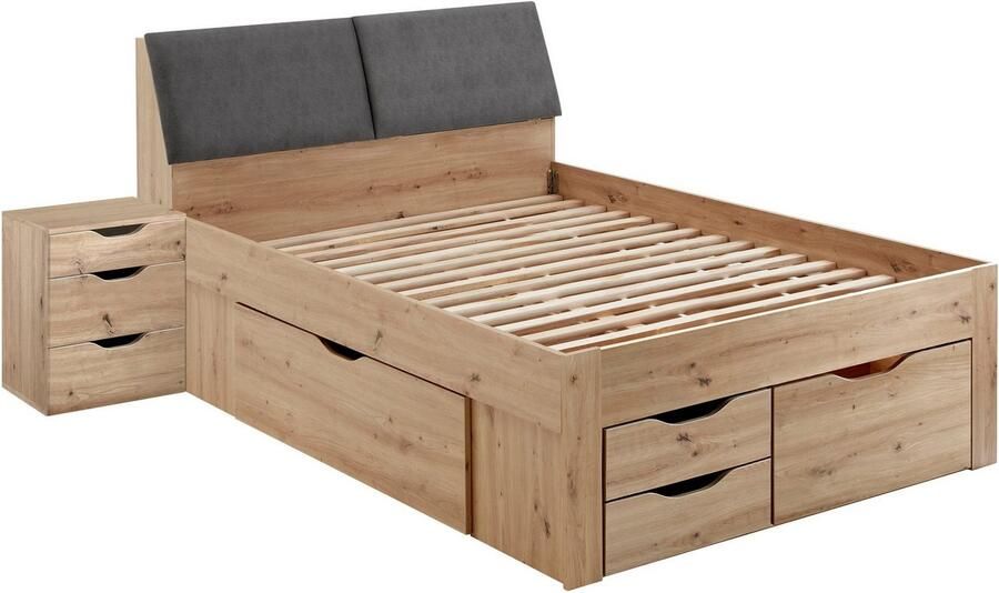 Relita Ledikant met bergruimte Maxi met laden en bergruimte in het hoofdbord - Foto 5