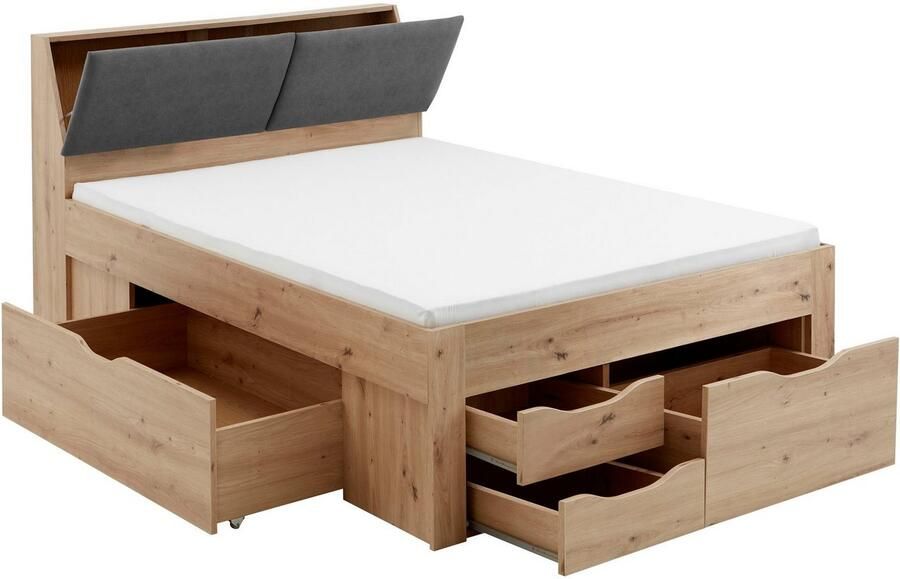 Relita Ledikant met bergruimte Maxi met laden en bergruimte in het hoofdbord - Foto 4