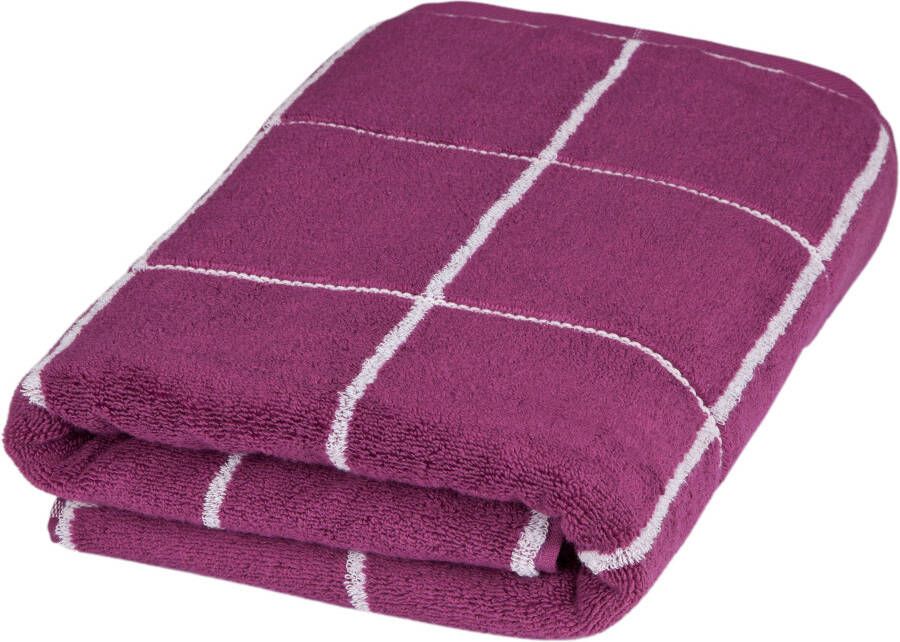 ROSS Douchelaken Cashmere geruit 100% katoen geruit in modieuze ruitkleuren (1 stuk) - Foto 4