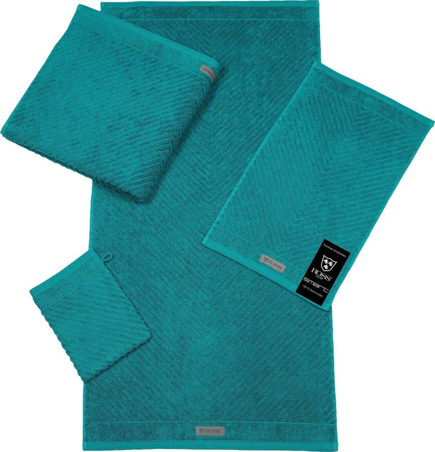 ROSS Gastendoek Smart Uni-rib met velourslabel (6-delig)