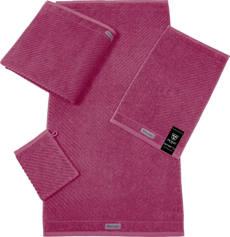 ROSS Gastendoek Smart Uni-rib met velourslabel (6-delig) - Foto 1