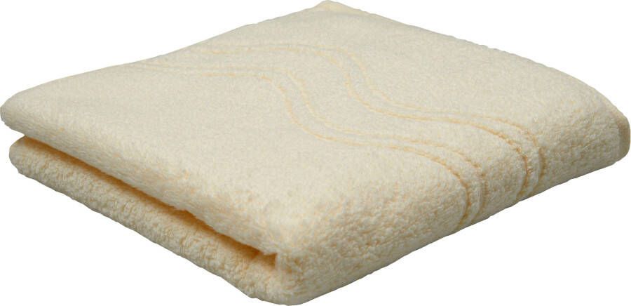 ROSS Handdoek Cashmere feeling 100% katoen met golf-rand grote kleurkeuze (set 2 stuks) - Foto 1