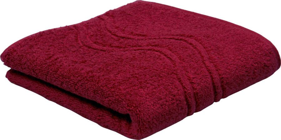 ROSS Handdoek Cashmere feeling 100% katoen met golf-rand grote kleurkeuze (set 2 stuks)