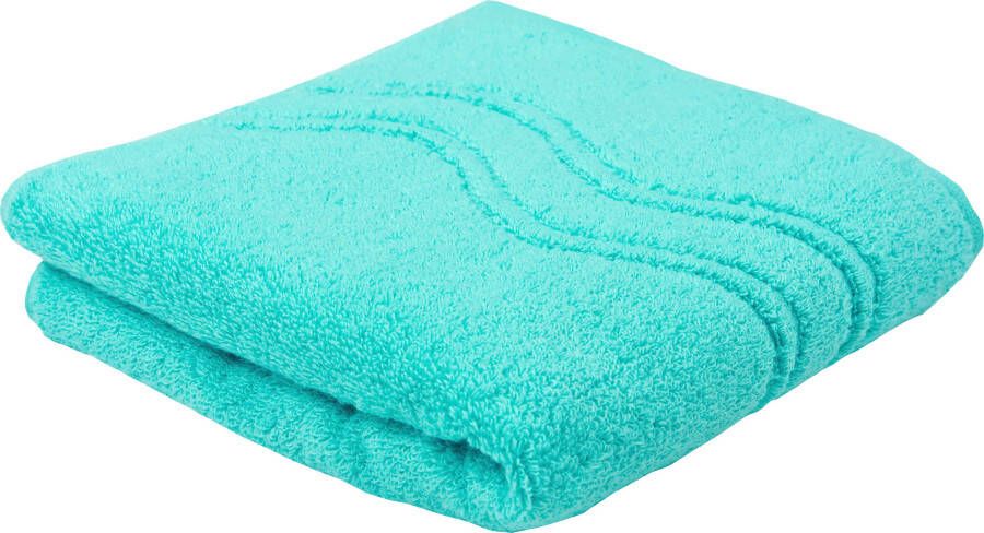 ROSS Handdoek Cashmere feeling 100% katoen met golf-rand grote kleurkeuze (set 2 stuks) - Foto 1