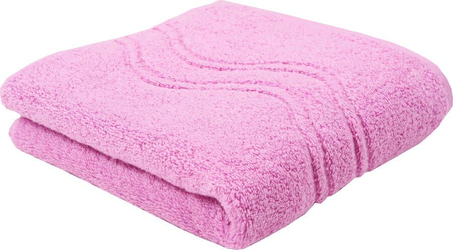 ROSS Handdoek Cashmere feeling 100% katoen met golf-rand grote kleurkeuze (set 2 stuks)