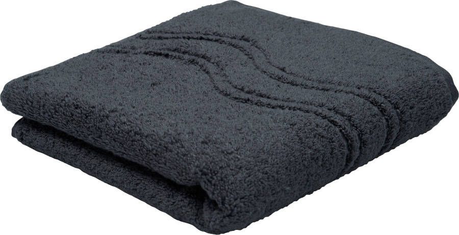 ROSS Handdoek Cashmere feeling 100% katoen met golf-rand grote kleurkeuze (set 2 stuks) - Foto 1