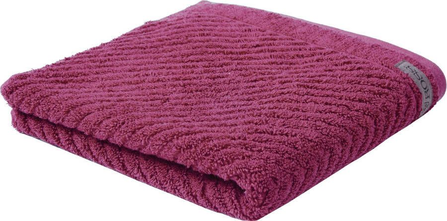 ROSS Handdoek Smart Uni-rib met velourslabel (2 stuks)
