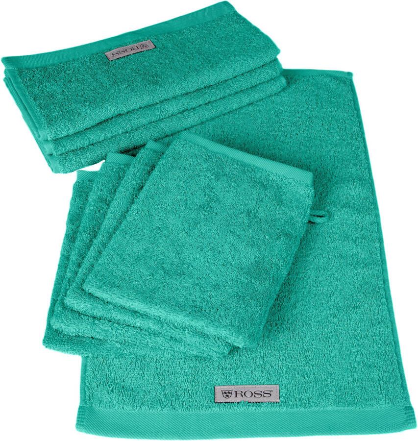 ROSS Handdoekenset Sinfonie bevat gastendoeken en washandjes (set 8-delig)