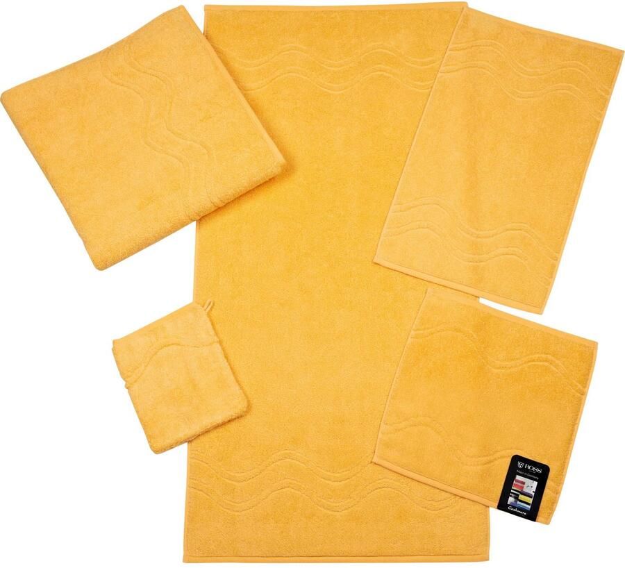 ROSS Douchelaken Cashmere feeling met golven-randdessin (1 stuk)