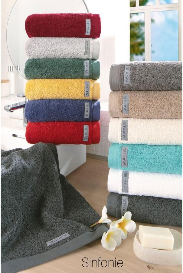 ROSS Douchelaken Sinfonie in moderne effen kleuren (1 stuk) - Foto 2