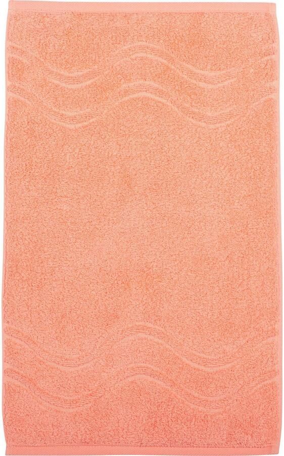 ROSS Gastendoek Cashmere feeling met golven-randdessin (6-delig) - Foto 2