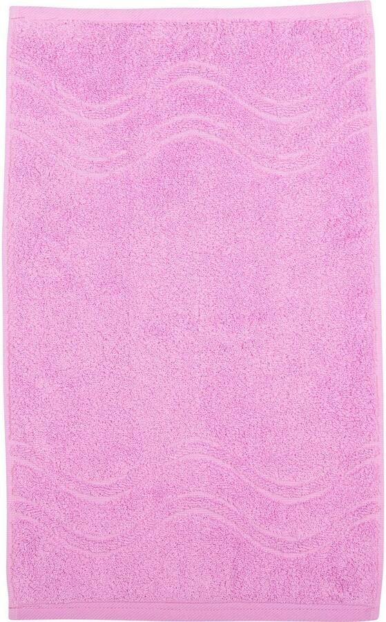 ROSS Gastendoek Cashmere feeling met golven-randdessin (6-delig) - Foto 2