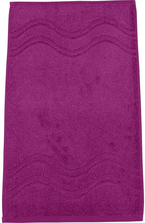 ROSS Gastendoek Cashmere feeling met golven-randdessin (6-delig) - Foto 2