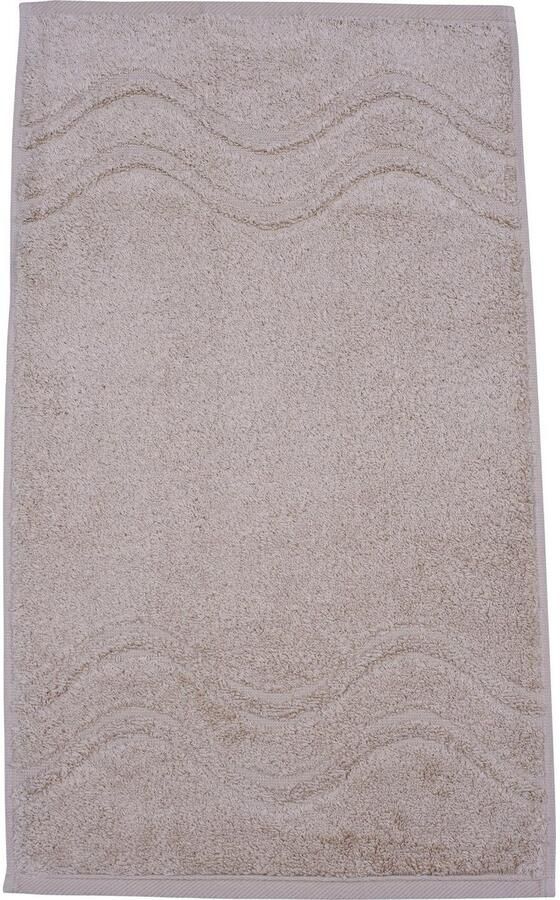 ROSS Gastendoek Cashmere feeling met golven-randdessin (6-delig) - Foto 2