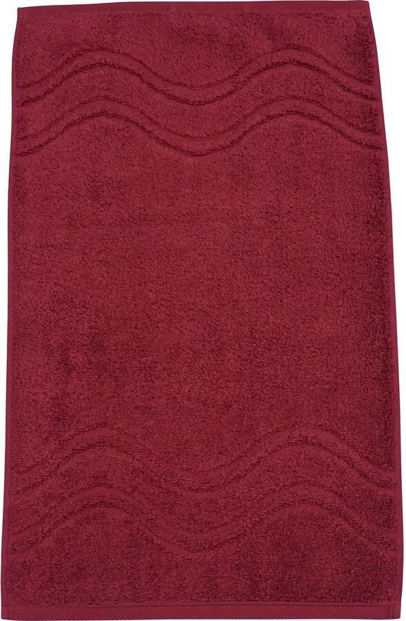 ROSS Gastendoek Cashmere feeling met golven-randdessin (6-delig) - Foto 2